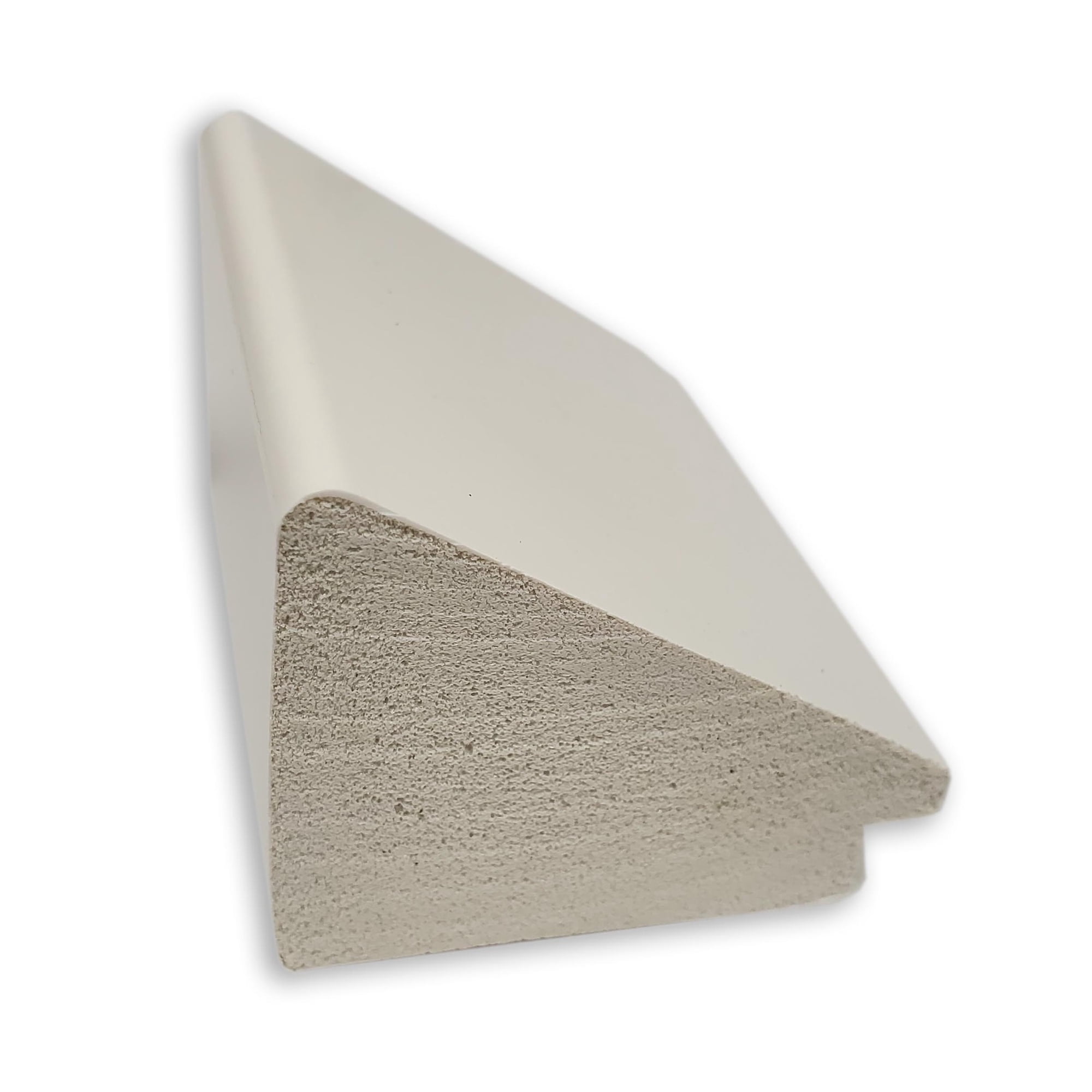 Amanti Art Natural Cork Board Framed Wedge White Bulletin Board 34 in. x 16 in.