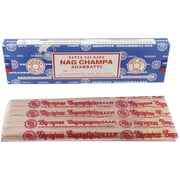 Satya Sai Baba Nag Champa Incense Sticks Agarbatti 600 Grams Box | 6 Packs of 100 Grams in a Box | Export Quality, All of our incenses are made with 100% natural.., By Brand Satya