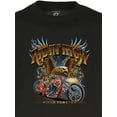 thumbnail image 3 of Mens Riding High Biker Tshirt - Eagle Motorcyle Chopper Shirt Black 2X-Large, 3 of 3