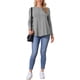 thumbnail image 2 of Camiseta de manga larga de cuello redondo para mujer INSPIRE CHIC, cómoda y elegante, ideal para el uso diario casual, color gris L, 2 of 6