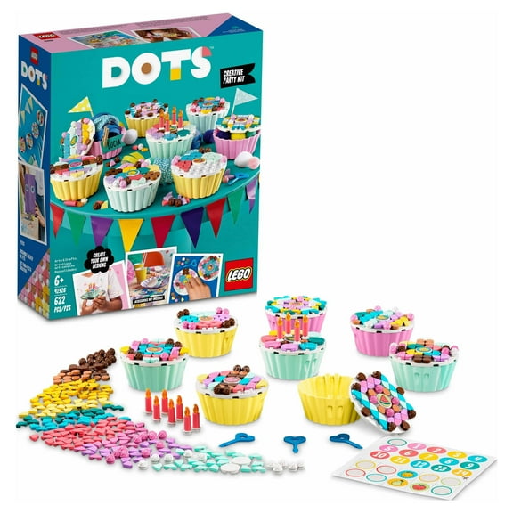LEGO DOTS Creative Party Kit 41926 DIY Craft Decorations Kit; Creative Group Play Activity (622 Pieces)