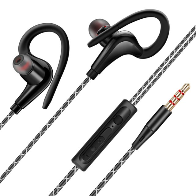 Auriculares auriculares con cable auriculares con cable auriculares con auriculares auriculares auriculares auriculares estereo súper auriculares deportivos con micrófono negros