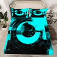 thumbnail image 2 of Erosebridal Circle Geometric Full Sheet Sets, Futuristic Minimalst Bedding Full Size, Abstract Decor, 2 of 7