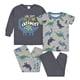 thumbnail image 1 of Gerber - Conjunto de Pijama de 4 Piezas para bebé, Everybody Roar Blue, 2 Años, 1 of 7
