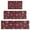 Red and Black-1, variant on Red and Black Christmas Love Pattern Kitchen Rugs Sets Of 3,Kitchen Runner Rugs Non Skid Washable,Decorative Kitchen Floor Mats for Kitchen,Sink,Laundry,17"x30"+ 17"x47" + 17"x59"