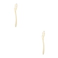 thumbnail image 1 of Clips para libros Qarigey 2piezas Oro aleación curva ahuecado accesorios para hacer joyas Vintage, 1 of 6