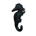 thumbnail image 1 of Moby Dick Antiqued Finish Cast Iron Seahorse Sea Wall Hook, 1 of 1