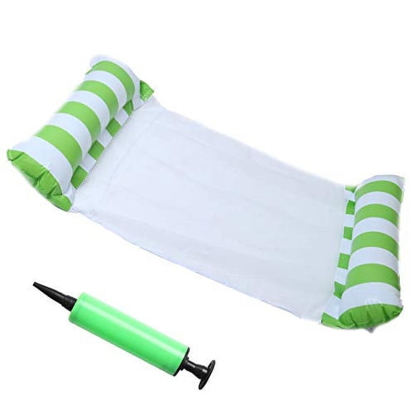 Pool Hammock Floats for Adults, Inflatable Pool Float Water Hammock, Lightweight and Portable Swimming Pool Float Hammock, Pool Lounger Float for Summer Traveling Beach Vacation