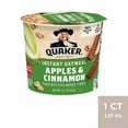 thumbnail image 4 of Quaker Instant Oatmeal Cup Apple Cinnamon 1.51oz pack of 2, 4 of 4