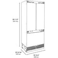 thumbnail image 2 of Zline Rbivz-36-Mb-Pr Autograph Edition 36" Wide 19.6 Cu. Ft. Energy Star Certified Panel, 2 of 7