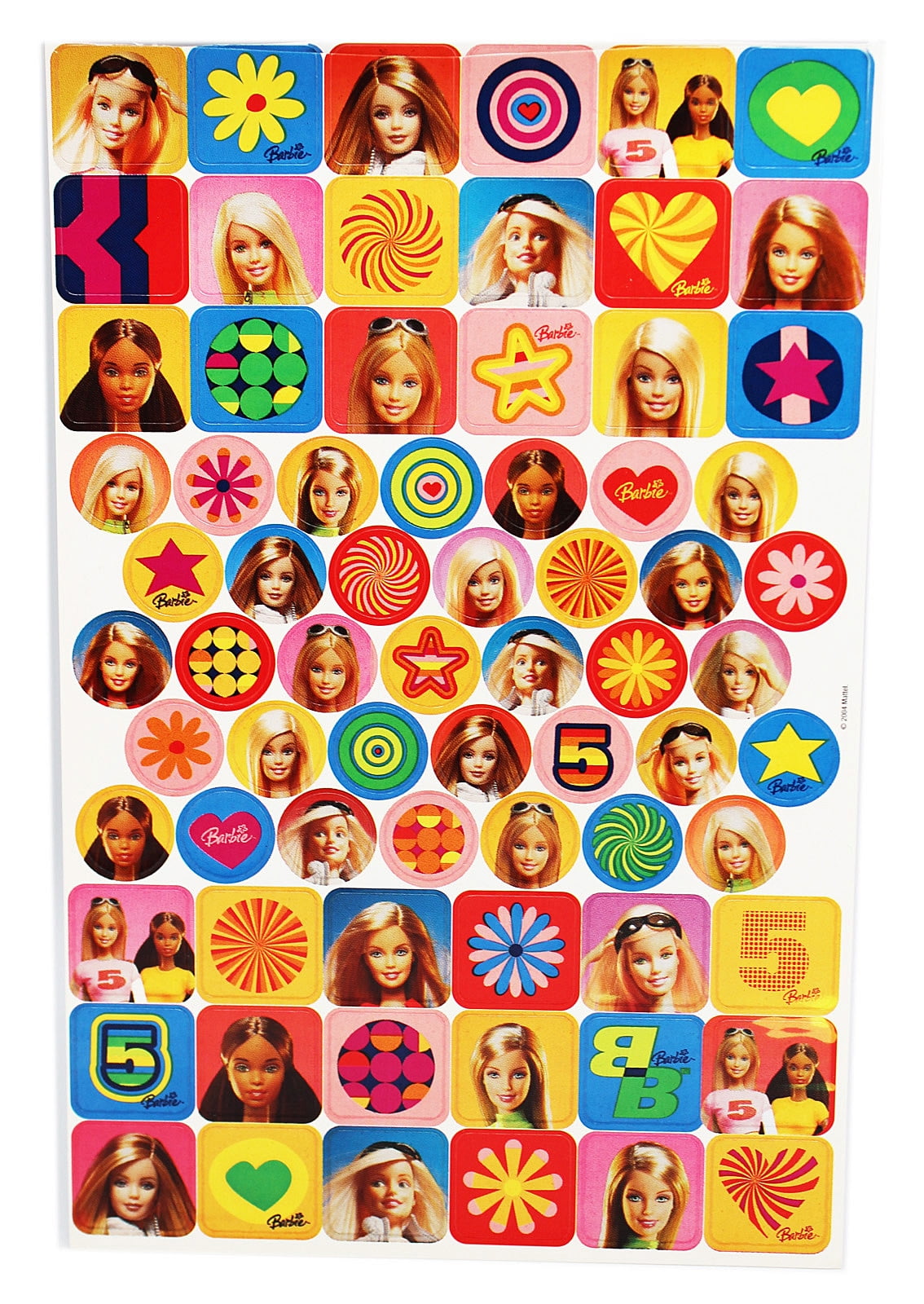 barbie stickers walmart