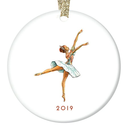 Vintage Nutcracker Ballerina Ornament 2019, Sugarplum Fairy Ballet Porcelain Ornament, 3