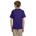 thumbnail image 3 of Fruit of the Loom Youth 5 oz. HD Cotton™ T-Shirt - 3931B, DEEP PURPLE, L, 3 of 4
