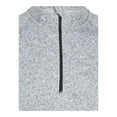 thumbnail image 3 of Trespass Mens Corsham Marl Half Zip Fleece Top, 3 of 5