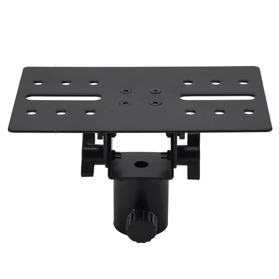 Universal Adjustable Height All Metal Speaker Stand Tray with Easy Installation Speaker Holder for Secure Sound Setups