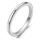 thumbnail image 1 of 1pc Unisex Couples Ring Set - 2mm Stainless Steel Stackable Rings for Engagement and Wedding, 1 of 4
