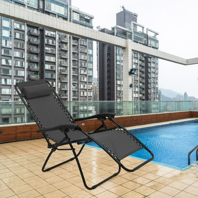 Recliner Replacement Canvas Deck Chair Folding Beach Lounger Gravity Fabric Portable Walmart