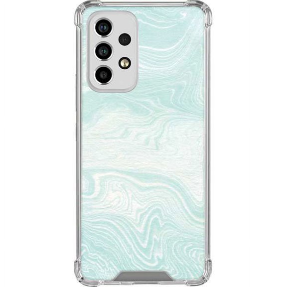 Skinit Marble Marbleized Mint Galaxy A33 5G Clear Case