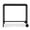 Black | 40"W, variant on Tcbosik Outdoor Bar Table, 55 Inch Pub Table with Metal Frame, Counter Height Table with Wheels for Balcony, Backyard, Garden, Patio, Black
