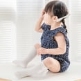 thumbnail image 3 of Chaussettes Hautes pour Enfants avec Grand Nœud, Style Ananas Espagnol, Rouge m (1-3T), 3 of 6