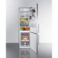 thumbnail image 3 of Summit Ffbf181es2 24 Inches Wide 11.7 Cu. Ft. Energy Star Certified Bottom Freezer Refrigerator, 3 of 4