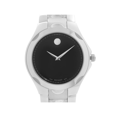 thumbnail image 2 of Movado Luno Museum Stainless Steel Black Dial Quartz Mens Watch 0606378, 2 of 7