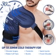 thumbnail image 4 of KingPavonini XL Shoulder Ice Pack Rotator Cuff Cold Therapy, Reusable Gel Ice Pack for Shoulder Injuries, Shoulder Ice Pack Warp for Pain Relief, Swelling, Shoulder Surgery,Blue, 4 of 7