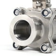 thumbnail image 6 of KF25 Vacuum Ball Valve 304 Stainless Steel Manual Flange Fitting Quick Clamp, 6 of 8