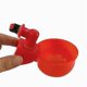 thumbnail image 3 of 6/12 piezas bebedero automático para aves de corral para pollos, patos, taza de plástico para beber pollos, dispensador de agua para aves de corral, 3 of 5