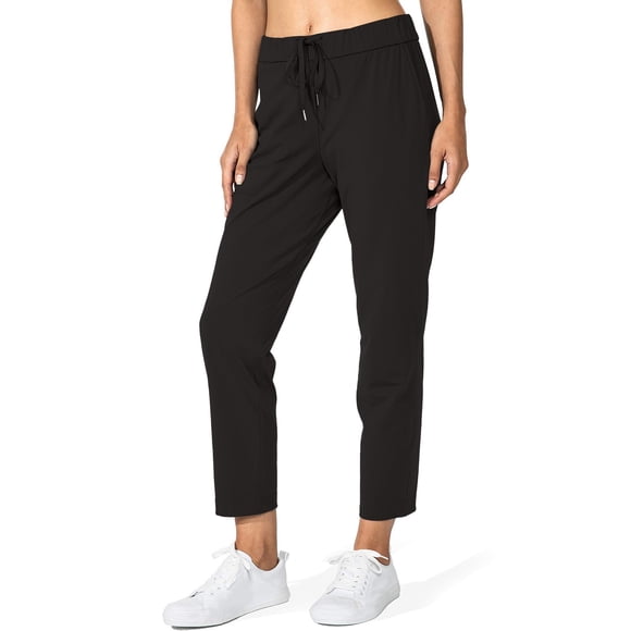 Bwiyojiz Sizes S-XXL Full Length Pants Womens Jogging Pocket Drawstring Running Casual Exercise Elastic Sports Long, Gifts for Friend, Black