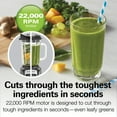 thumbnail image 5 of Hamilton Beach PowerMax Professional Smoothie Blender for Kitchen, 48 oz Jar for Smoothies and Shakes, Gray, 5 of 11