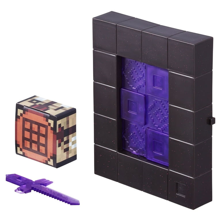 TREASURE X Minecraft Nether Portal 2個セット Treasure X Minecraft Mine & Craft Character and Mini MOB