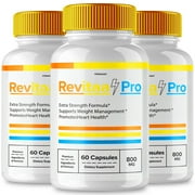(3 Pack) Revitaa Pro Keto Weight Loss Capsule, Natural Plant Extract Ingredients to Boost Metabolism, Reduce Fat & Enhance Energy