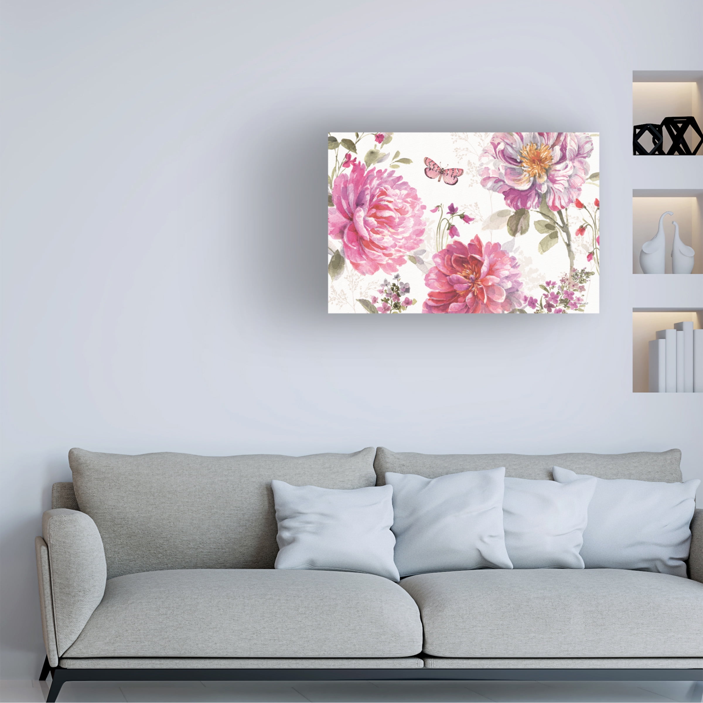 Lisa Audit 'Obviously Pink 18' Canvas Art