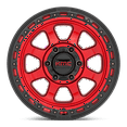thumbnail image 3 of KMC Cast Aluminum Wheel KM548 18x9 8x170 C-RED BLK-LP 18mm, KM54889087918, 3 of 3