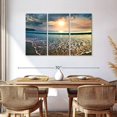 thumbnail image 3 of Elephant Stock Large Sunset Wall Art - Beach Multi Panel Canvas - 57" x 36", 3 of 8