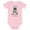 Pink, variant on Vegan Is Love Baby Short Sleeve One Piece | Graphic Onesie | Cute Baby One Piece