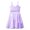 Light Purple, variant on MSemis Kids Girls Solid Color Lyrical Dance Dress Sleeveless Leotard Skirt