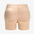 thumbnail image 4 of Prolriy Padded Underwear for Women Ladies' Solid Color Flat Angle Buttock Lifting Artifact Buttock Latex Pad Buttock Shaping Butt Lifting Panties Khaki L, 4 of 9