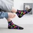 thumbnail image 2 of Pofeuu Bright Mushrooms Print 30cm Socks, Adult Running Hiking Socks for Youth and Adult, 2 of 7