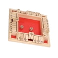 thumbnail image 2 of Tablero de mesa de juego de dados en caja, juego de dados en caja de madera Juego de dados en caja de madera Juego de dados en caja construido para profesionales, 2 of 8