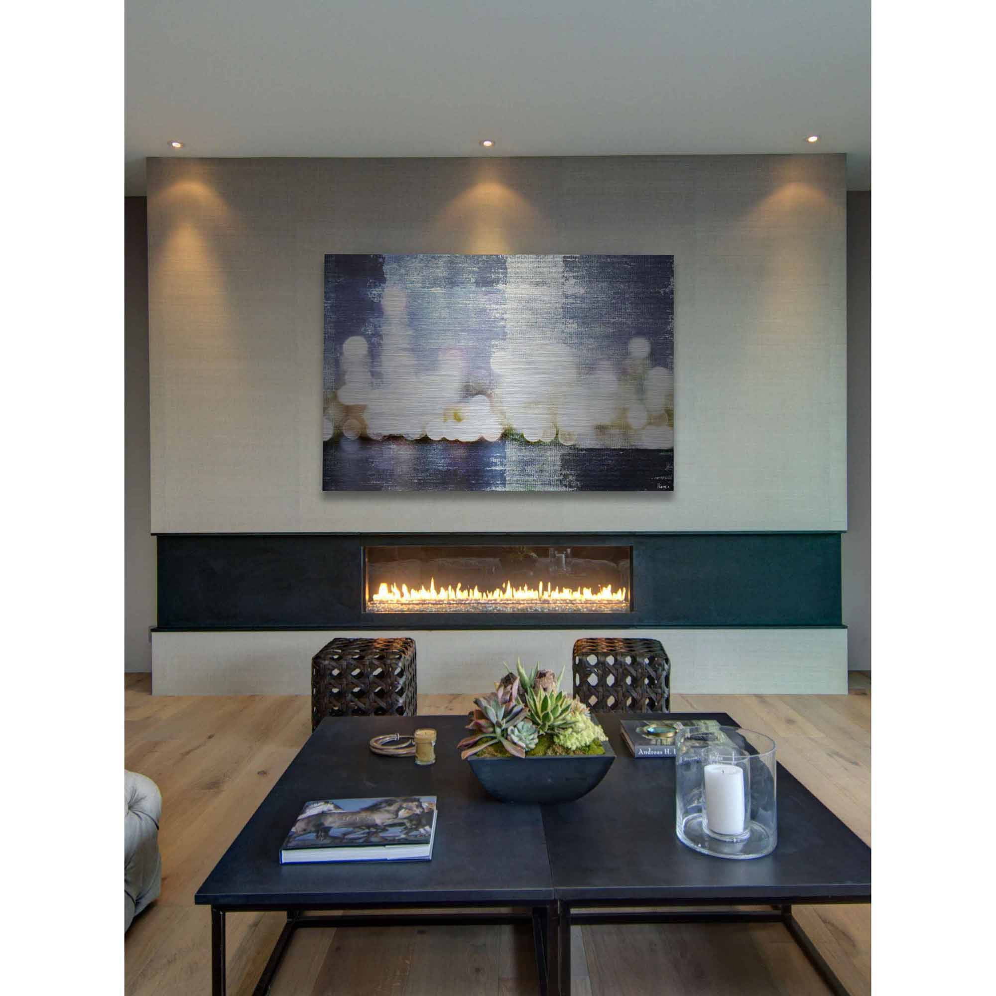 Parvez Taj City Scape Metal Wall Art