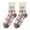 C, variant on Dyfzdhu Purple Thick Socks Women Middle Tube Socks Autumn And Winter Plus Velvet Thick Warm Cotton Towel Socks