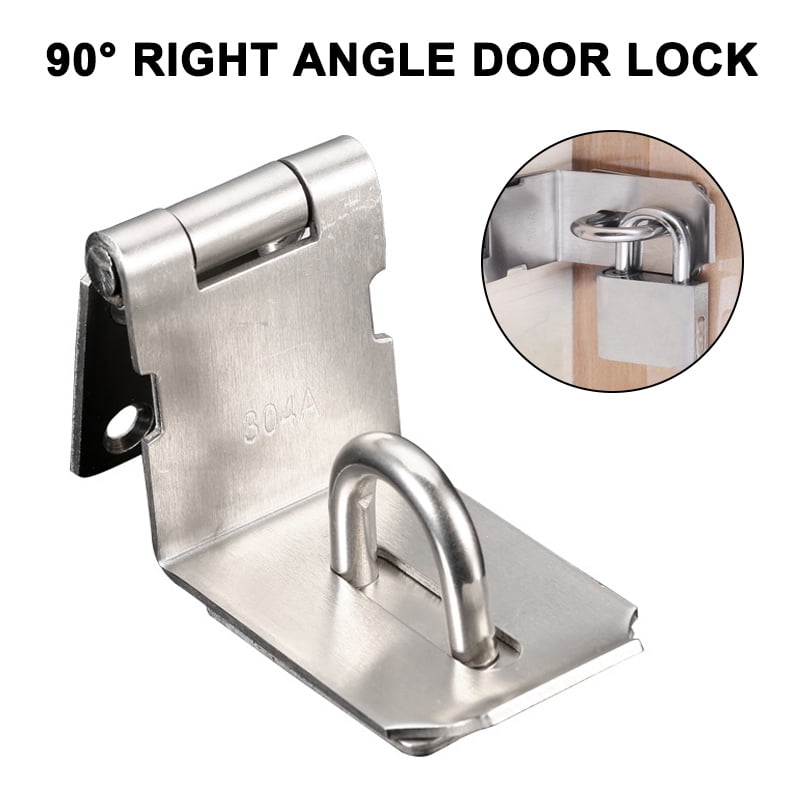 DIY & Tools Padlocks & Hasps 2Pcs Safety Hasp and Staple Gate Door Shed