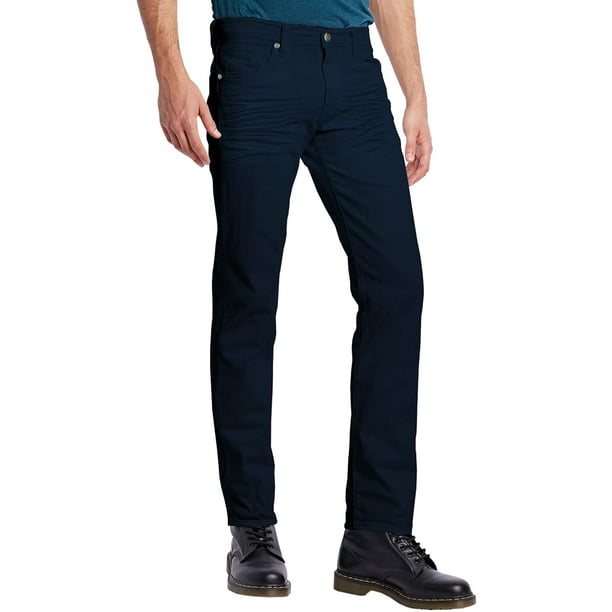 ETHANOL Mens Slim Hyper Stretch Motion Denim Jean with Short and Tall Inseams