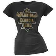Florida Georgia Line Women's Juniors Etched Plate Wings Short Sleeve T Shirt