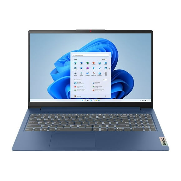 Lenovo IdeaPad Slim 3 15AMN8 82XQ - 180-degree hinge design - AMD Ryzen 3 - 7320U / up to 4.1 GHz - Win 11 Home - Radeon 610M - 8 GB RAM - 512 GB SSD NVMe - 15.6" IPS 1920 x 1080 (Full HD) - Wi-Fi 6 - abyss blue - kbd: French / English