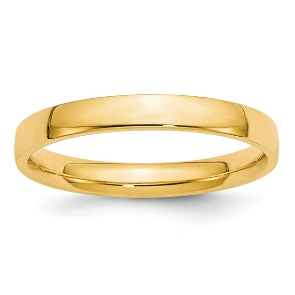 14KY 3mm LTW Comfort Fit Band Size 7 in 14k Yellow Gold