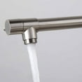 thumbnail image 6 of ANGELES HOME Single Hole Arch Bathroom Sink Vessel Faucet Single Handle Bathroom Faucet Brushed Nickel, 6 of 6