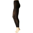 thumbnail image 2 of Hanes X-Temp Footless Tights Black M Women's, 2 of 4